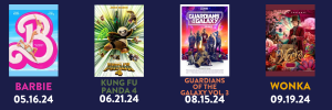 Movies on the Yard website movie lineup 2024 with dates